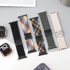 Braided Nylon Strap for Apple Watch – Series 10, SE, 9, 8, 7, Ultra, 6, 5, 4, 3, 2, 1 (38mm to 49mm) STRAPS