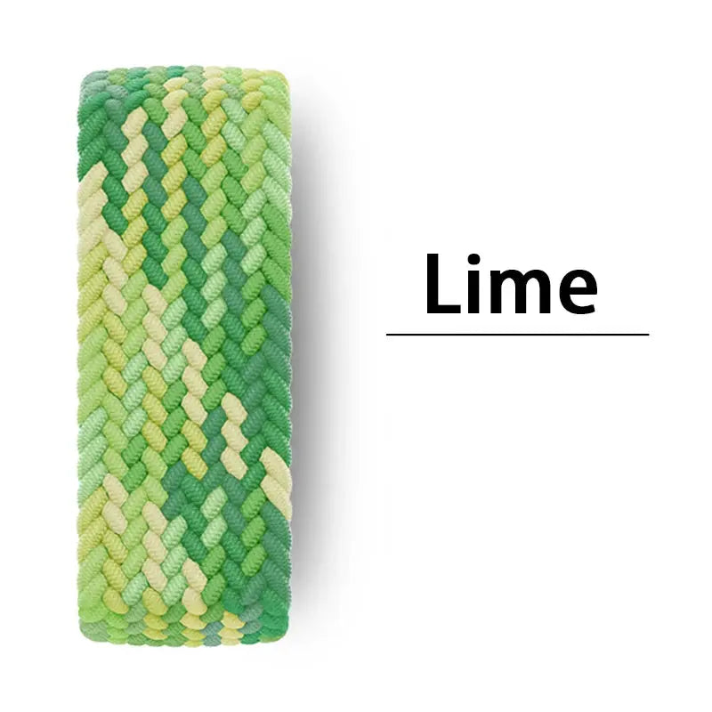 Braided Solo Loop Band for Apple Watch 38mm-49mm - Ultra 2/10/SE/9/8/7/6/5/4 STRAPS