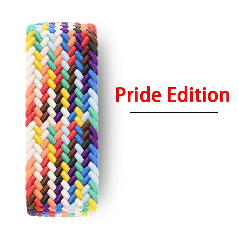Braided Solo Loop Band for Apple Watch 38mm-49mm - Ultra 2/10/SE/9/8/7/6/5/4 STRAPS