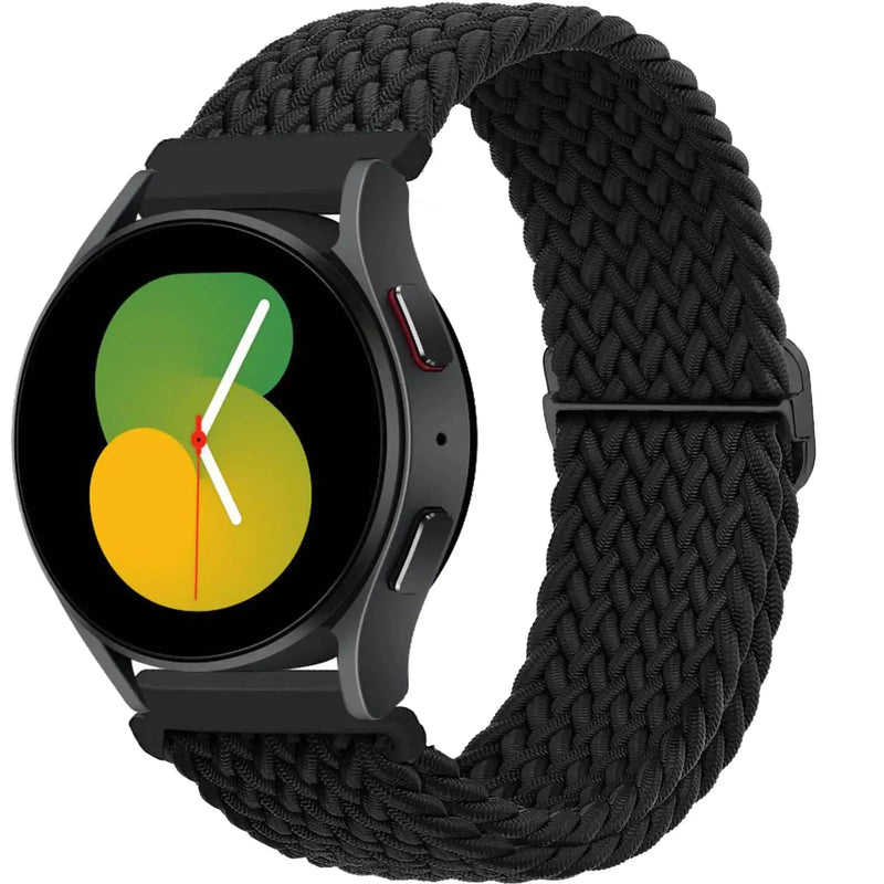Braided Solo Loop Strap for Samsung Galaxy Watch 4/5/6/5 Pro, Huawei GT 2e/3/4 20mm or 22mm STRAPS