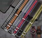 Breathable Soft Nylon Watchband – 20mm & 22mm Strap for Omega, Longines, Seiko, Casio, Mido - STRAPS