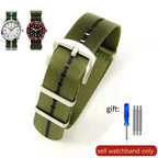 Breathable Soft Nylon Watchband – 20mm & 22mm Strap for Omega, Longines, Seiko, Casio, Mido - STRAPS