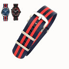 Breathable Soft Nylon Watchband – 20mm & 22mm Strap for Omega, Longines, Seiko, Casio, Mido - STRAPS