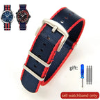 Breathable Soft Nylon Watchband – 20mm & 22mm Strap for Omega, Longines, Seiko, Casio, Mido - STRAPS