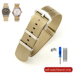 Breathable Soft Nylon Watchband – 20mm & 22mm Strap for Omega, Longines, Seiko, Casio, Mido - STRAPS