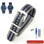 Breathable Soft Nylon Watchband – 20mm & 22mm Strap for Omega, Longines, Seiko, Casio, Mido - STRAPS