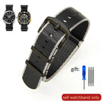 Breathable Soft Nylon Watchband – 20mm & 22mm Strap for Omega, Longines, Seiko, Casio, Mido - STRAPS