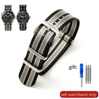 Breathable Soft Nylon Watchband – 20mm & 22mm Strap for Omega, Longines, Seiko, Casio, Mido - STRAPS