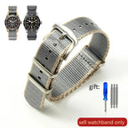 Breathable Soft Nylon Watchband – 20mm & 22mm Strap for Omega, Longines, Seiko, Casio, Mido - STRAPS