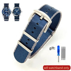 Breathable Soft Nylon Watchband – 20mm & 22mm Strap for Omega, Longines, Seiko, Casio, Mido - STRAPS