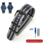 Breathable Soft Nylon Watchband – 20mm & 22mm Strap for Omega, Longines, Seiko, Casio, Mido - STRAPS