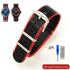 Breathable Soft Nylon Watchband – 20mm & 22mm Strap for Omega, Longines, Seiko, Casio, Mido - STRAPS