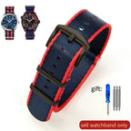 Breathable Soft Nylon Watchband – 20mm & 22mm Strap for Omega, Longines, Seiko, Casio, Mido - STRAPS