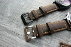 Brown Calf Leather Watch Strap for Panerai Luminor Marina - 22/24/26mm - STRAPS