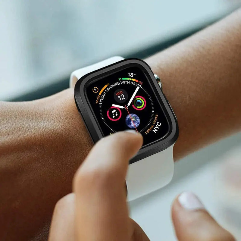 Bumper Protective Case for Apple Watch - Series 8/7/6/SE/5/4 - 38-45mm - Silicone - STRAPS