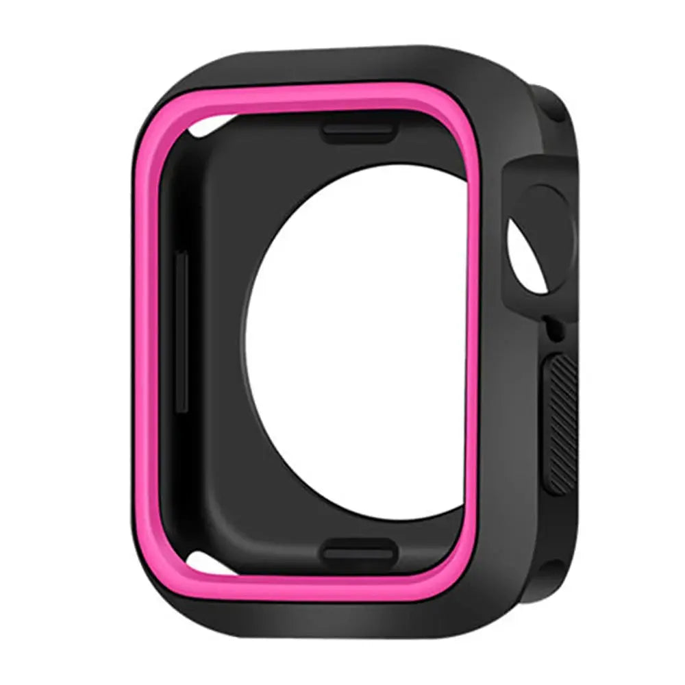 Bumper Protective Case for Apple Watch - Series 8/7/6/SE/5/4 - 38-45mm - Silicone - STRAPS