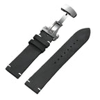 Calfskin Leather Watch Band - 18-24mm - Omega, Seiko, Rolex, Casio - Dark Brown - STRAPS