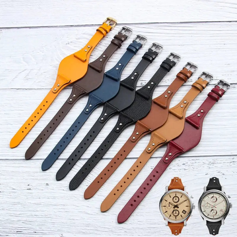 Calfskin Strap for Fossil Women's Series ES4113, ES3625, ES3616, ES3838, ES4114 - 18mm Genuine Leather Watchband - STRAPS