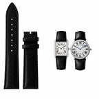 Cartier Tank Must/London/Solo Leather Watch Strap - Quick Release, Folding Buckle - 16-23mm - STRAPS