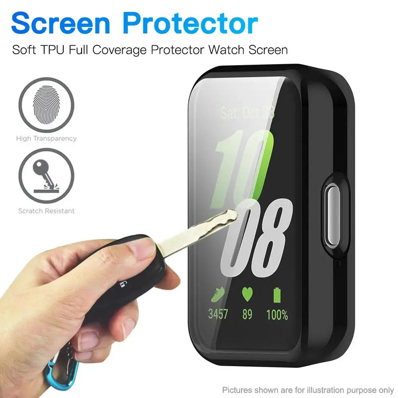 Case + Milanese Strap for Samsung Galaxy Fit 3 – Full Protector Cover & Magnetic Watchband - STRAPS