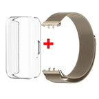 Case + Milanese Strap for Samsung Galaxy Fit 3 – Full Protector Cover & Magnetic Watchband - STRAPS