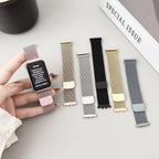 Case + Stainless Steel Milanese Strap for Samsung Galaxy Fit 3 – Magnetic Loop Bracelet & TPU Cover - STRAPS