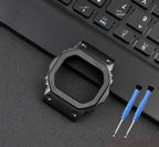 Casio G-Shock GM-5600 Mod Kit - Small Block 3229 - Stainless Steel Case & Strap for DW5600/GW-B5600 - STRAPS