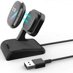 Charger Dock for Fitbit Sense/Sense 2/Versa 3/4, USB Cable Stand, Magnetic Base - STRAPS