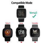 Charger for Fitbit Versa 2, USB Charging Cable, Dock Stand, 1m, Black - STRAPS