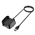Charger for Fitbit Versa 2, USB Charging Cable, Dock Stand, 1m, Black - STRAPS