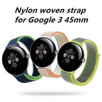 Comfortable Velcro Nylon Strap for Google Pixel Watch 3 (45mm) STRAPS