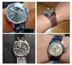 Cowhide Leather Watchband for Hamilton Khaki Aviation Field - 20/22mm - STRAPS