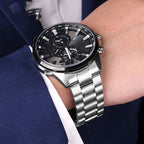 Curved Arc End Solid Matte Stainless Steel Watch Band for Seiko, Citizen, Casio, Timex - 20mm & 22mm - STRAPS