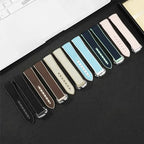 Curved End Strap 20mm for Omega X Swatch MoonSwatch Silicone Rubber Folding Buckle Watch Band - STRAPS