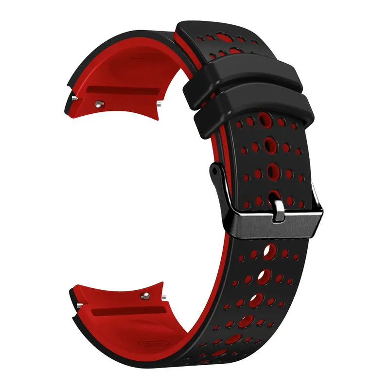 Curved Silicone Strap for Samsung Galaxy Watch 7 6 5 4 Pro Classic 40mm 44mm 43mm 47mm 20mm - STRAPS