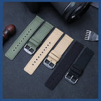 Durable Canvas Nylon Watch Strap for Seiko, CITIZEN BM8475, Breitling, TIMEX 18mm, 20mm, 22mm, 24mm - STRAPS