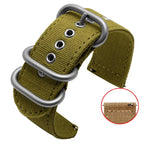 Durable Canvas Nylon Watch Strap for Seiko, CITIZEN BM8475, Breitling, TIMEX 18mm, 20mm, 22mm, 24mm - STRAPS