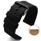 Durable Canvas Nylon Watch Strap for Seiko, CITIZEN BM8475, Breitling, TIMEX 18mm, 20mm, 22mm, 24mm - STRAPS