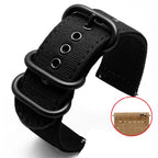 Durable Canvas Nylon Watch Strap for Seiko, CITIZEN BM8475, Breitling, TIMEX 18mm, 20mm, 22mm, 24mm - STRAPS
