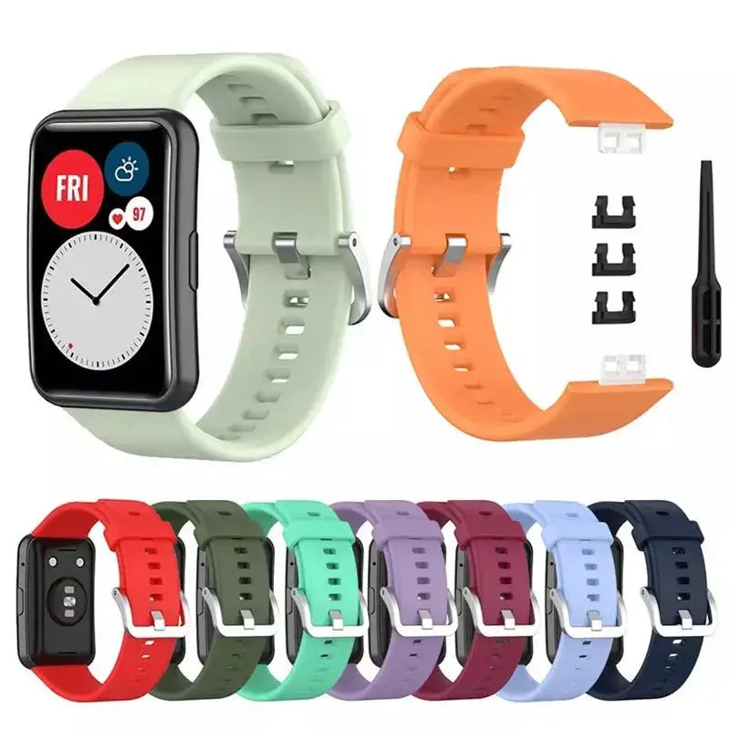 Durable Rubber Strap for Huawei Watch Fit (TIA-B09/TIA-B19) - Sport & Comfort STRAPS