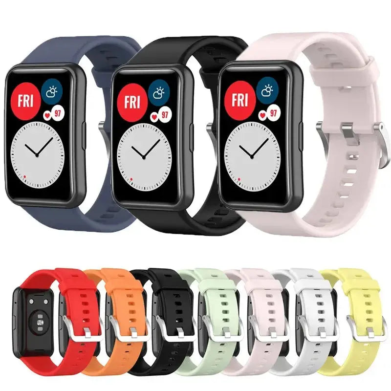 Durable Rubber Strap for Huawei Watch Fit (TIA-B09/TIA-B19) - Sport & Comfort STRAPS