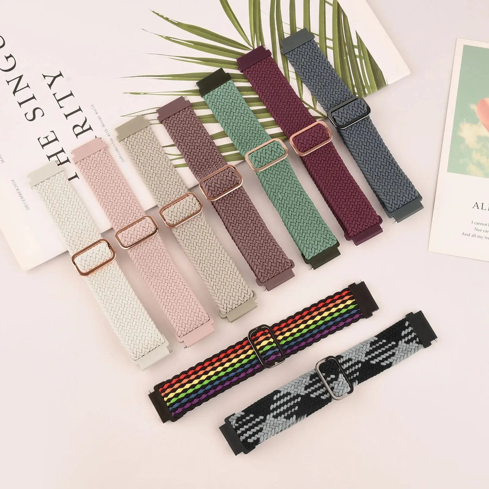 Elastic Braided Loop Band for Fitbit Versa 1/2/Lite/Special Edition STRAPS