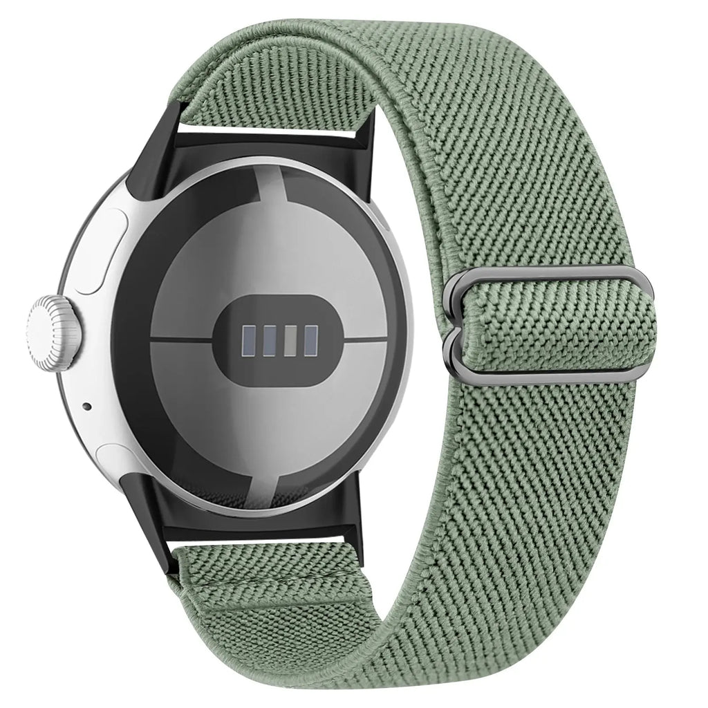 Elastic Nylon Adjustable Strap for Google Pixel Watch – Comfortable and Flexible Wristband STRAPS