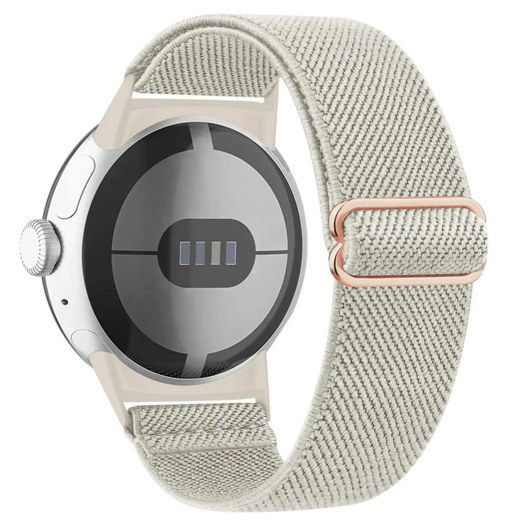 Elastic Nylon Adjustable Strap for Google Pixel Watch – Comfortable and Flexible Wristband STRAPS
