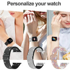 Elastic Nylon Band straps for Apple (38mm, 40mm to 45mm, 49mm)Series 3 to Series 10, Ultra 2, and SE STRAPS