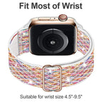 Elastic Nylon Band straps for Apple (38mm, 40mm to 45mm, 49mm)Series 3 to Series 10, Ultra 2, and SE STRAPS