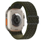 Elastic Nylon Band straps for Apple (38mm, 40mm to 45mm, 49mm)Series 3 to Series 10, Ultra 2, and SE STRAPS