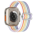 Elastic Nylon Band straps for Apple (38mm, 40mm to 45mm, 49mm)Series 3 to Series 10, Ultra 2, and SE STRAPS