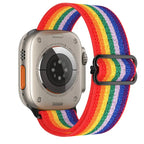 Elastic Nylon Band straps for Apple (38mm, 40mm to 45mm, 49mm)Series 3 to Series 10, Ultra 2, and SE STRAPS