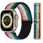 Elastic Nylon Band straps for Apple (38mm, 40mm to 45mm, 49mm)Series 3 to Series 10, Ultra 2, and SE STRAPS